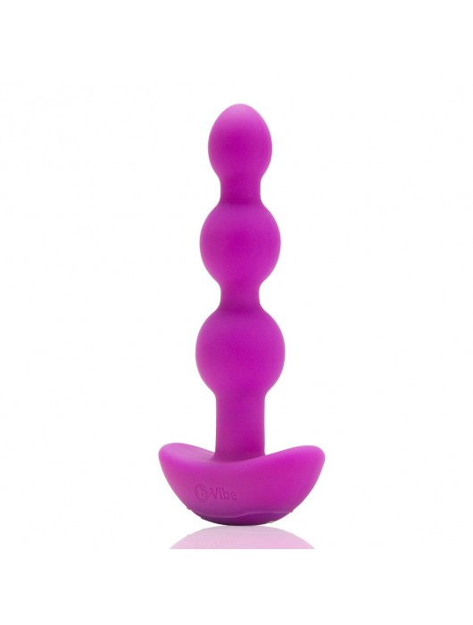 Анальная виброёлочка TRIPLET ANAL BEADS FUCHSIA - 14 см. - b-Vibe