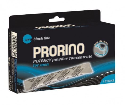 БАД для мужчин PRORINO M black line powder - 7 саше (6 гр.) - Ero - купить с доставкой в Ноябрьске