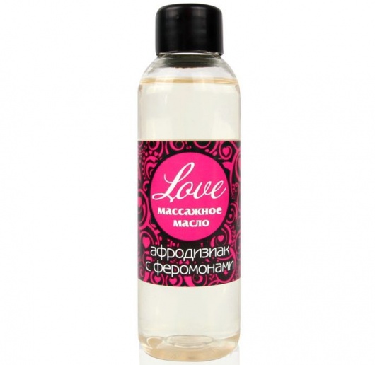 Массажное масло с феромонами Love - 75 мл. - Биоритм - купить с доставкой в Ноябрьске