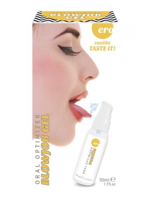 Увлажняющий гель для орального секса с ароматом ванили - 50 мл. - Ero - купить с доставкой в Ноябрьске