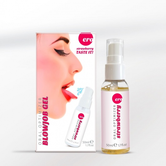 Увлажняющий гель для орального секса с ароматом клубники - 50 мл. - Ero - купить с доставкой в Ноябрьске