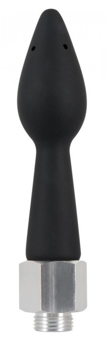 Чёрная анальная насадка для душа Anal Douche Rear Splash - Orion - купить с доставкой в Ноябрьске