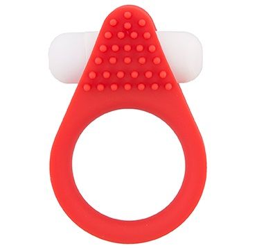 Красное эрекционное кольцо LIT-UP SILICONE STIMU RING 1 RED - Dream Toys - в Ноябрьске купить с доставкой