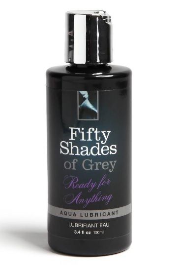 Лубрикант на водной основе Ready for Anything Aqua Lubricant - 100 мл. - Fifty Shades of Grey - купить с доставкой в Ноябрьске