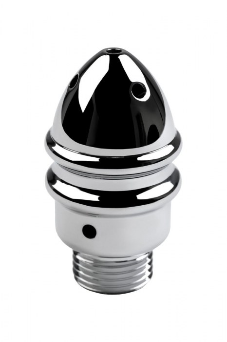 Металлический анальный душ с тремя насадками - ToyFa - купить с доставкой в Ноябрьске