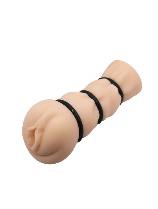 Мастурбатор-вагина с уплотняющими кольцами Baile Crazy Bull - Baile - в Ноябрьске купить с доставкой