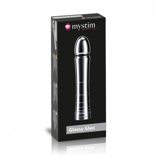 Фаллоимитатор для электростимуляции Glossy Glen Dildo - 14 см. - MyStim - купить с доставкой в Ноябрьске