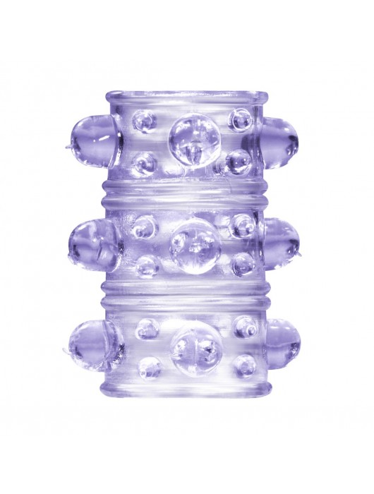 Фиолетовая насадка на пенис Rings Armour - Lola Games - в Ноябрьске купить с доставкой