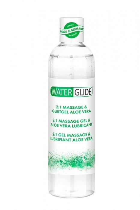 Гель-смазка 2-в-1 MASSAGE   LUBRICANT ALOE VERA - 300 мл. - Waterglide - купить с доставкой в Ноябрьске