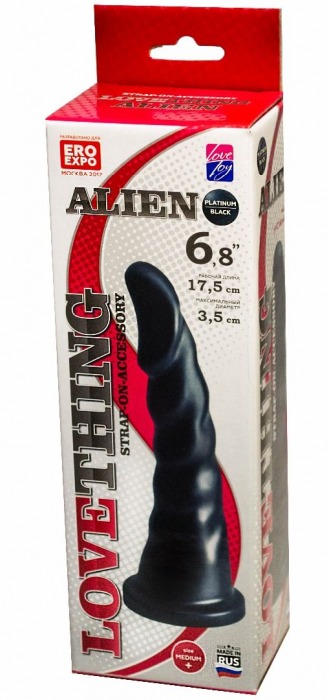 Насадка для трусиков харнесс Alien - 17,5 см. - LOVETOY (А-Полимер) - купить с доставкой в Ноябрьске