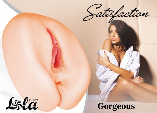 Мастурбатор с 2 тоннелями Satisfaction Gorgeous - Lola Games - в Ноябрьске купить с доставкой