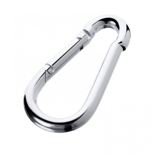 Серебристый карабин TOYFA Metal - ToyFa - купить с доставкой в Ноябрьске