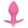 Розовая коническая анальная вибровтулка с ограничителем - 8 см. - Bior toys в Ноябрьске Розовая коническая анальная вибровтулка с ограничителем - 8 см. - Bior toys