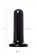 Черный стеклянный мини-вибратор - 10 см. - Sexus в Ноябрьске Черный стеклянный мини-вибратор - 10 см. - Sexus