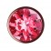 Пробка цвета розового золота с малиновым кристаллом Diamond Ruby Shine L - 8,3 см. - Lola Games - купить с доставкой в Ноябрьске
