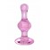 Розовая фигурная анальная втулка - 9,8 см. - Sexus в Ноябрьске Розовая фигурная анальная втулка - 9,8 см. - Sexus