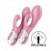 Розовый вибратор-кролик с расширением Air Pump Bunny 2 - 20,4 см. - Satisfyer купить в Ноябрьске с доставкой в Orgasmix.ru Розовый вибратор-кролик с расширением Air Pump Bunny 2 - 20,4 см. - Satisfyer