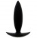 Чёрная мини-пробка для анальной стимуляции BOOTYFUL ANAL PLUG XTRA SMALL BLACK - 9 см. - Dream Toys в Ноябрьске Чёрная мини-пробка для анальной стимуляции BOOTYFUL ANAL PLUG XTRA SMALL BLACK - 9 см. - Dream Toys